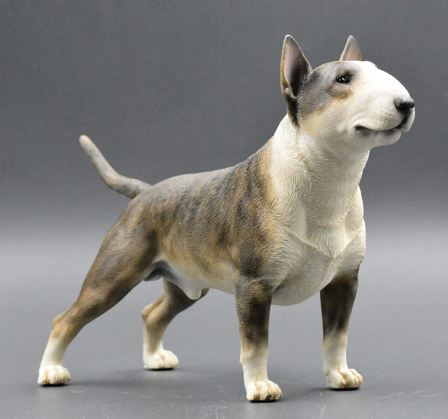 Realistic evening beggar vas sugarcane curriculum Animal Model Resin Decoration Birthday Gift for Adult (Tiger) M7 American Pit Bull Terrier Dog Pet Healing Figure 