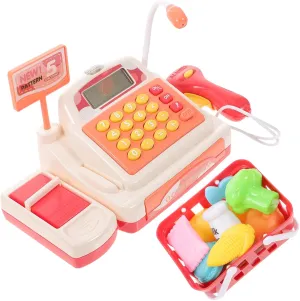 Register Toy Educational Simulation Playset for Boys and newcomer Girls Multipurpose Role-Playing Toy No Batteries Included 1pc Supermarket Cash 