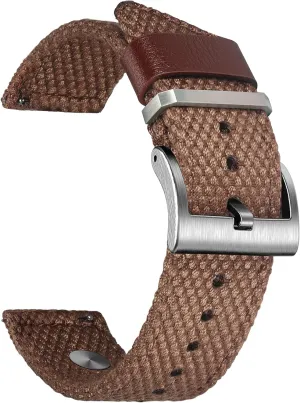 Release Watch Band for Samsung Galaxy outlive Watch 6/5/5 Pro/4/3/Gear S3/S2/Active 2$ Canvas Strap for Amazfit GTR 2e/ GTR 2/ GTR 3 Pro/GTR 3/ GTR 4 Smartwatch 22mm Quick 