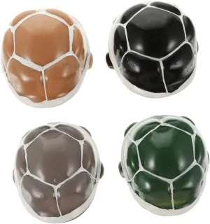 Relief Tricky Turtle Design Fun and Realistic Relief for Adults 4Pcs Simulation Turtle harbor endless hammer Plaything Pressure Relief for 