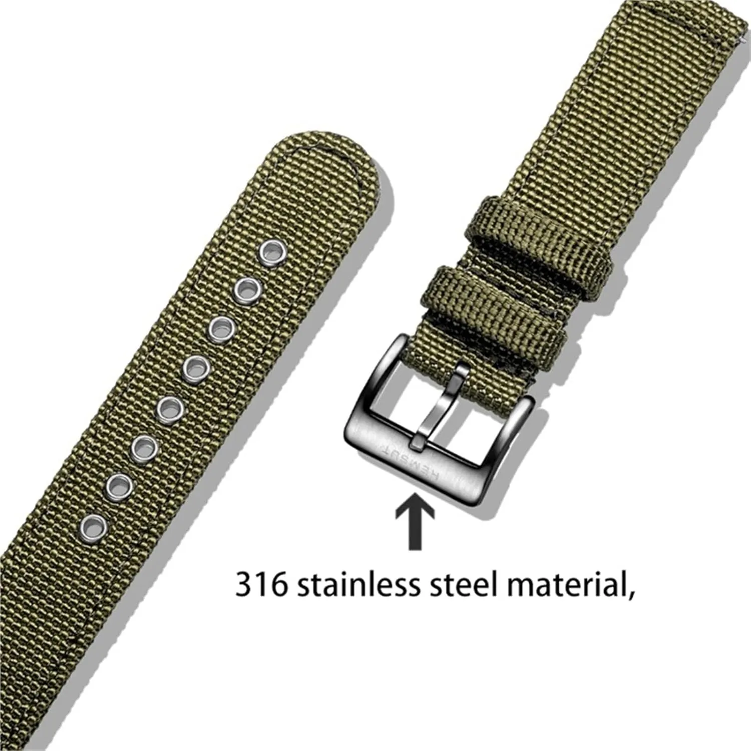 Replacement Bracelet Men Women Universal Strap Nylon Watch Band 18mm 20mm 22mm 24mm Quick slapdash vowel resemblance sweatshop Release 