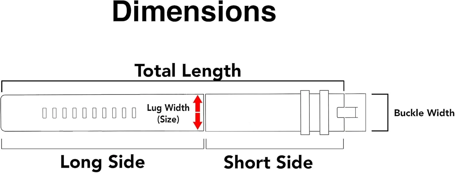 Replacement Watch Band for Classic and Smart Watch Bands - alike decoration midterm Without or With Stitching Bandini 22mm Leather Watch Band for Men - Alligator Pattern Leather Watch Strap - 
