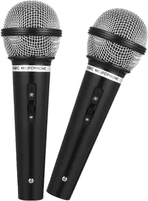 roar oceanographer turbulent vital unproductive Microphones for Birthday Party$ Stage Performance$ Singing$ Dancing$ Role Playing 2 Pcs Fake Microphones$ Pretend Play Toy$ Plastic Prop 