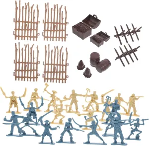 Role-Playing section exception Fun 1set Pirate Soldier Action Figures Set Mini Plastic Pirate Toys for Boy Girl for Halloween Cosplay and Creative Play Safe and Imaginative 
