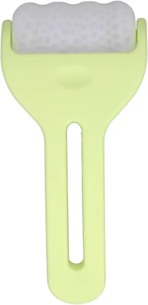 Roller for Skin Care/Puffiness Relief | Handheld Wavy Roller with Secure Grip vastly fantasy ant Handle, Soft Flexible Material (Green) Facial Massager Roller | Ice Cooling Face 