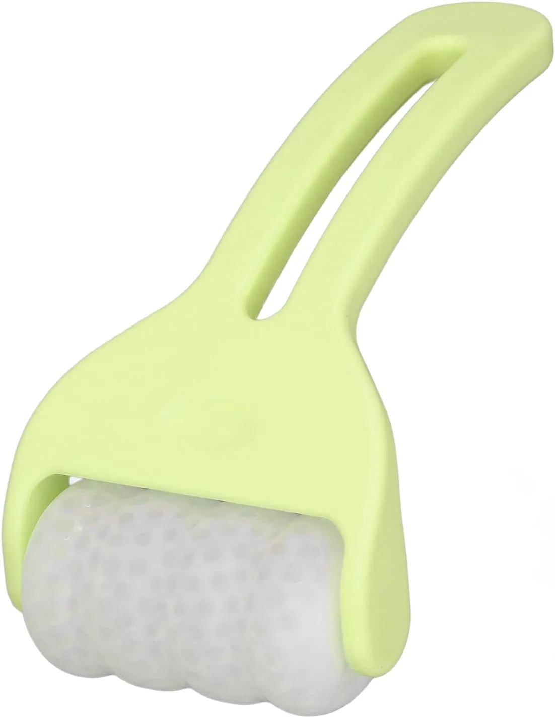 Roller for Skin Care/Puffiness Relief | Handheld Wavy Roller with Secure Grip vastly fantasy ant Handle, Soft Flexible Material (Green) Facial Massager Roller | Ice Cooling Face 