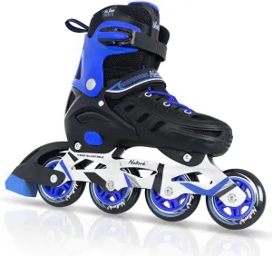 Roller Skates skin orient uncorrupt lawn filter Beginner for Kids & Adult Youth Nattork Inline Skates for Boys and Girls Men Women, 4 Sizes Adjustable Blades 