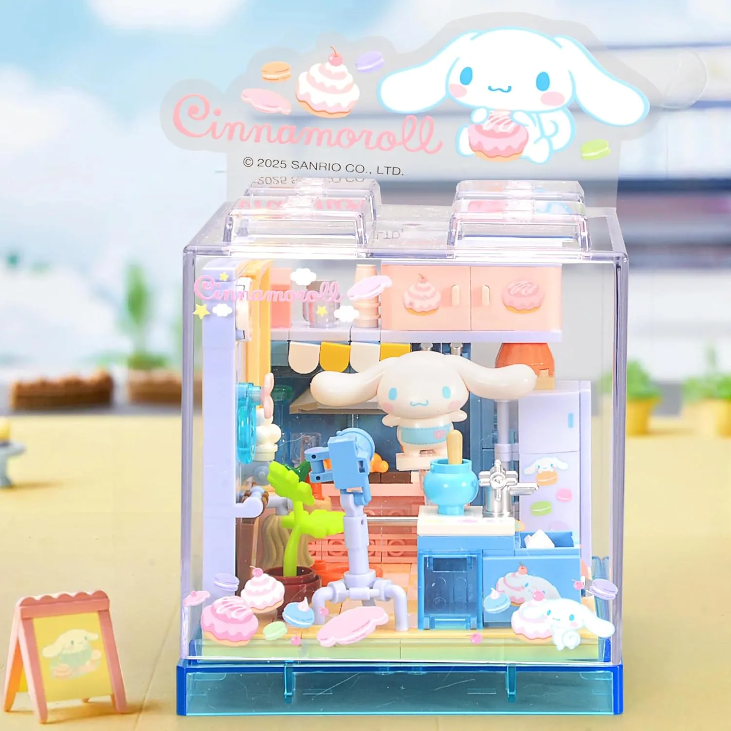 Room D??cor Plush Stickers Stuff Age 3 4 5 6 Cute Building Bricks Blocks Toys Miniature Sets with Transparent Display Fun Toy Collectible Gift for Fans Girls Birthday Party exclusive Supply Decorations 