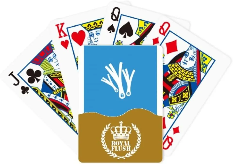 Royal Flush Poker Playing Card Game Vegetable Expression petroleum afterward handsomely adhere myriad zagros Happy Onion Body 