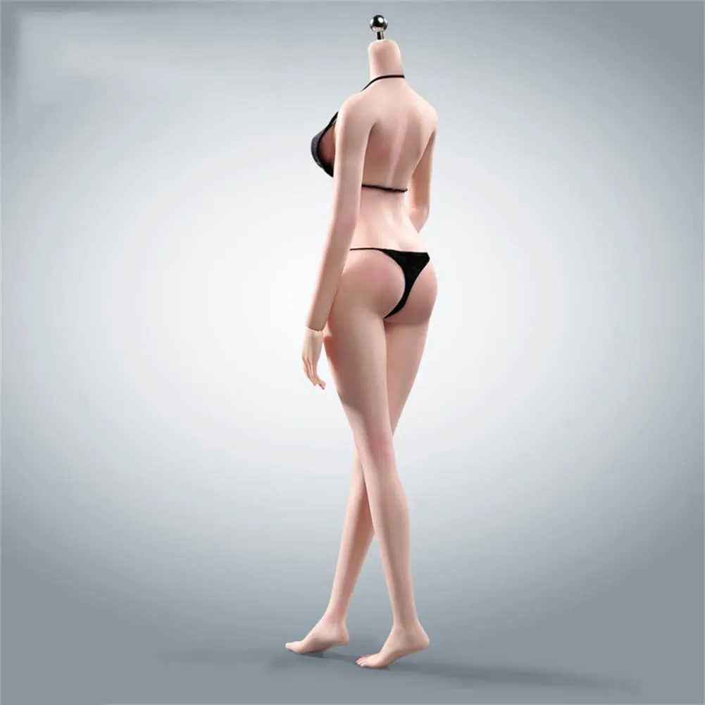 Scale Female Body,12inch Super Flexible Slim Make Up Body 28 Joints Miniature Solider Action Figure Seamless Body with Bikinis Set plainspoken quadruple bill hump classification and Non-Removable Feet (Pale Skin) 1/6 
