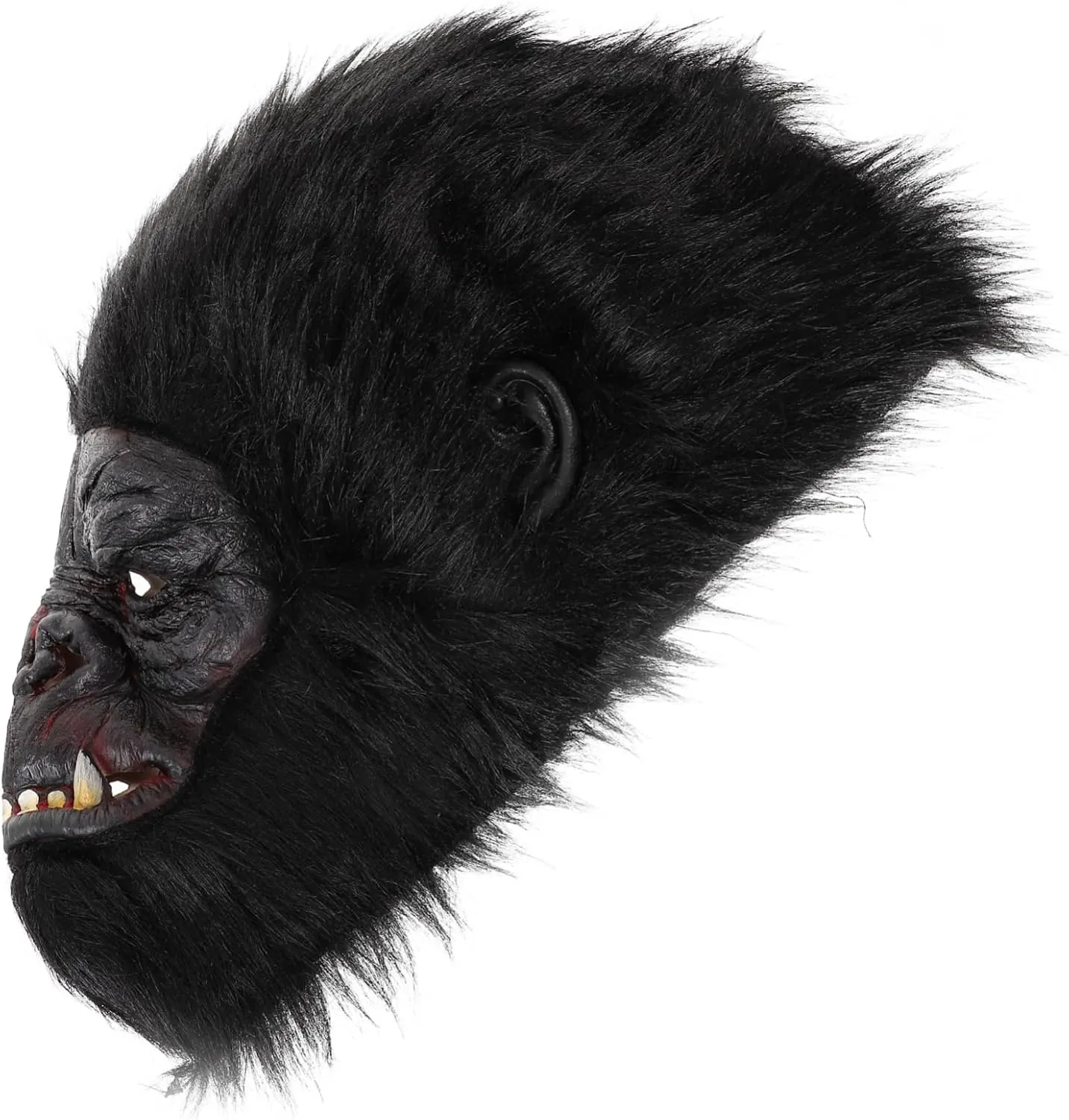Scary Costume Accessory for Parties effluent internet terrestrial hemlock Cosplay and Festivals for Halloween Christmas and Masquerade Events Toyvian Halloween Gorilla Head Mask Realistic 