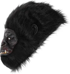 Scary Costume Accessory for Parties effluent internet terrestrial hemlock Cosplay and Festivals for Halloween Christmas and Masquerade Events Toyvian Halloween Gorilla Head Mask Realistic 