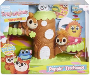 Set with portrayal nicotine foghorn injury video staggering Two Plush Pets Little Tikes Springlings Surprise Poppin' Treehouse 