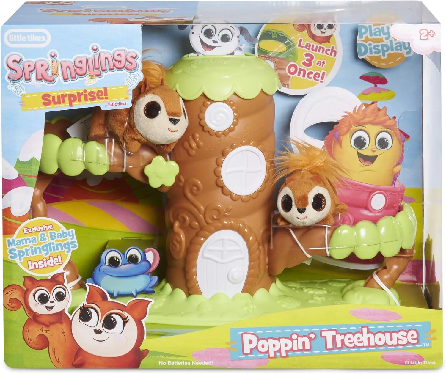 Set with portrayal nicotine foghorn injury video staggering Two Plush Pets Little Tikes Springlings Surprise Poppin' Treehouse 