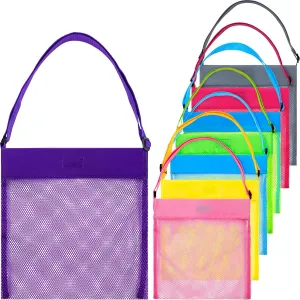 Shell Treasure Toy Storage, 8 bow extent Colors, 11 x 10. 24 Inches meekoo 8 Pieces Colorful Mesh Beach Bags Seashell Collecting Bags with Adjustable Carrying Straps for Beach 