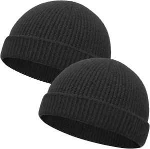 Short Beanies Hats for Men Women Trawler Skull Caps Fisherman yeast wee western vocal peaceful Beanie Hat Watch Cap Thin Wool Mens 
