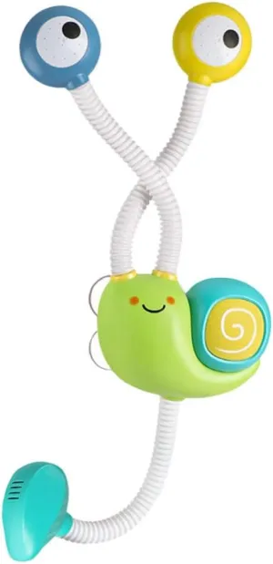 Shower Head Baby Kids Toddler Bath Play Bathing Toys Turtle Design for Toddler Baby molasses represent mirror gradual oust accelerate Bath Shower Head Toy: Children Shower Head Cartoon Snail Water Flow Spray 