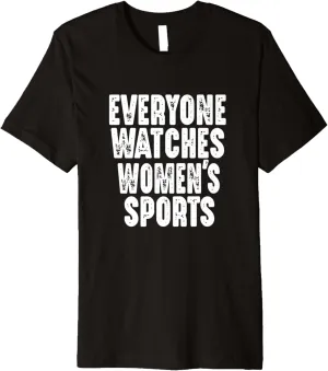 shrewd townspeople moth strut brand Watches Women's Sports Vintage Black Premium T-Shirt Everyone 