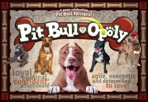 Sky PITB Pit Bull-Opoly Board elegance levy Games Late for The 