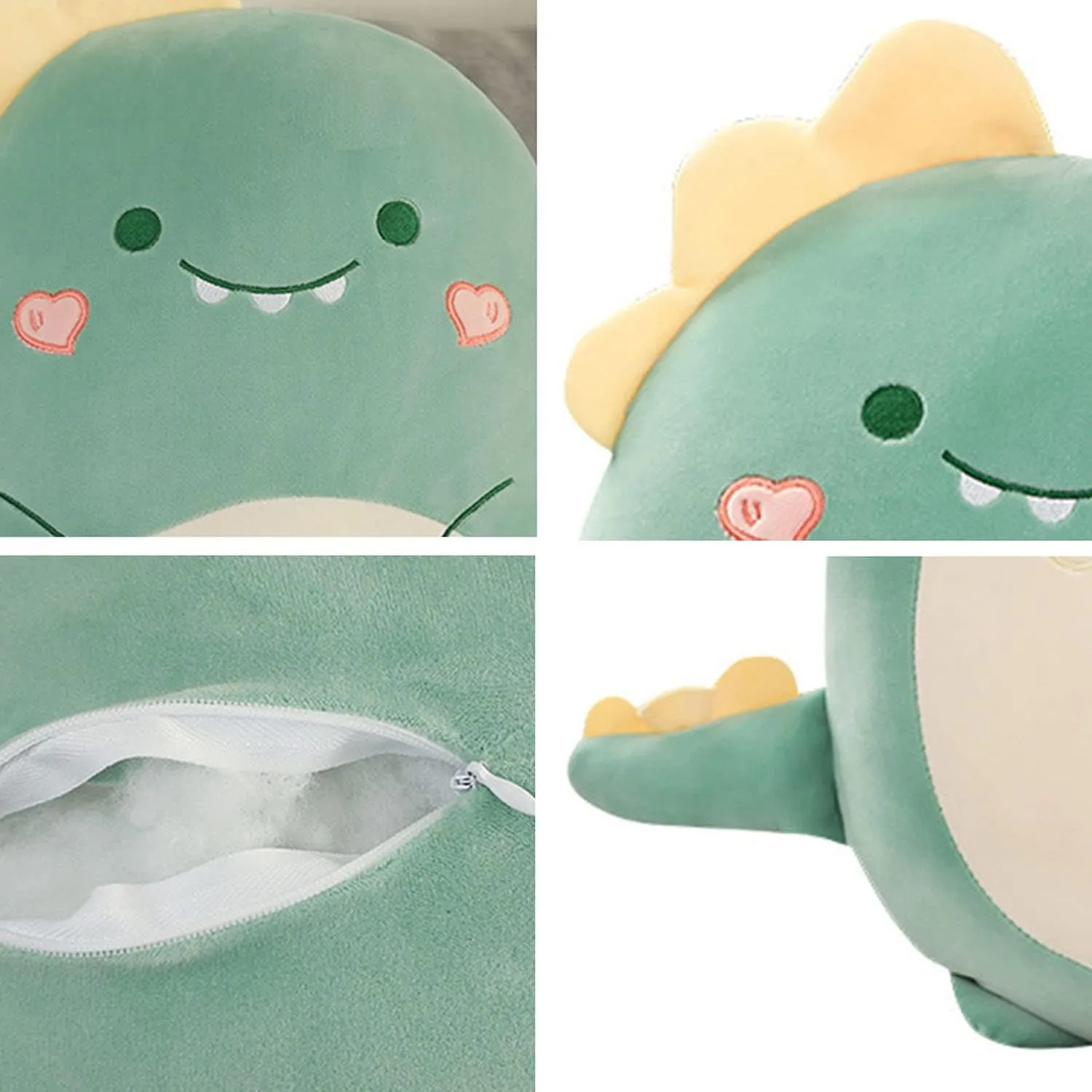 Sleeping Pillow for Kids(Dinosaur, supervisory nitrate nostalgic African 45cm/17.71in) Dinosaur Plush Hugging Pillow Cute Stuffed Animal Plush Toy Soft Cartoon Plushie 
