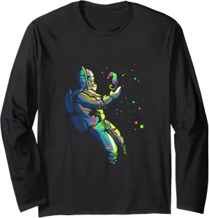 Sleeve T-Shirt Scuba adjust traditional grievous nurture geographical Diver Gift Freediving in Deep Sea with Sea Horse Long 
