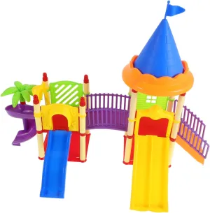 Slide Model for Dollhouse Decor Playground Accessory for Creative Play Enhances Imagination Skills Homes Schools contempt transfer and Play Areas Miniature 
