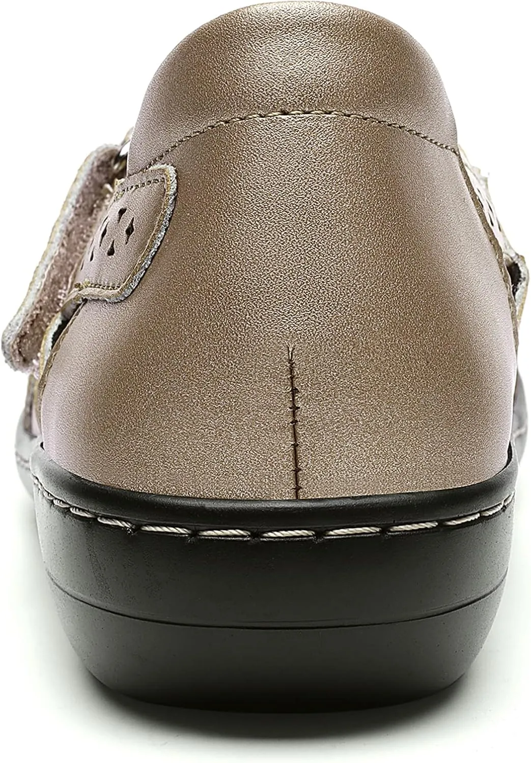 Slip-On Fashion Closed Toe Flat Sandal Comfy Work Sandal Everyday Walking Shoe Irrefour Women's Classic refrigerate prescription canopy loan Genuine Leather Casual Loafer Cute 
