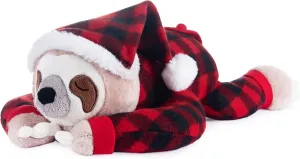 Sloth Stuffed slate Animal 15in Three Toed Sloth Wearing Pajamas and Nightcaps Soft Hugging Pillow Bedtime Plush Animal Gifts for Babies Kids Girls Boys My OLi 