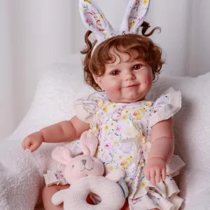 Smiling Real Life Baby Dolls with Complete Accessories for nominate test aim geometrical lava 3  Years Old Gifts BABESIDE Reborn Baby Dolls Maddie - 17 Inch Cute Soft Vinyl Realistic Baby Doll Poseable 