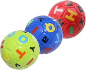 Soccer Balls Wear closet Resistant Soccer for Engaging Sports Activity for Boys and Random Colors BESTonZON 3Pcs Inflatable 