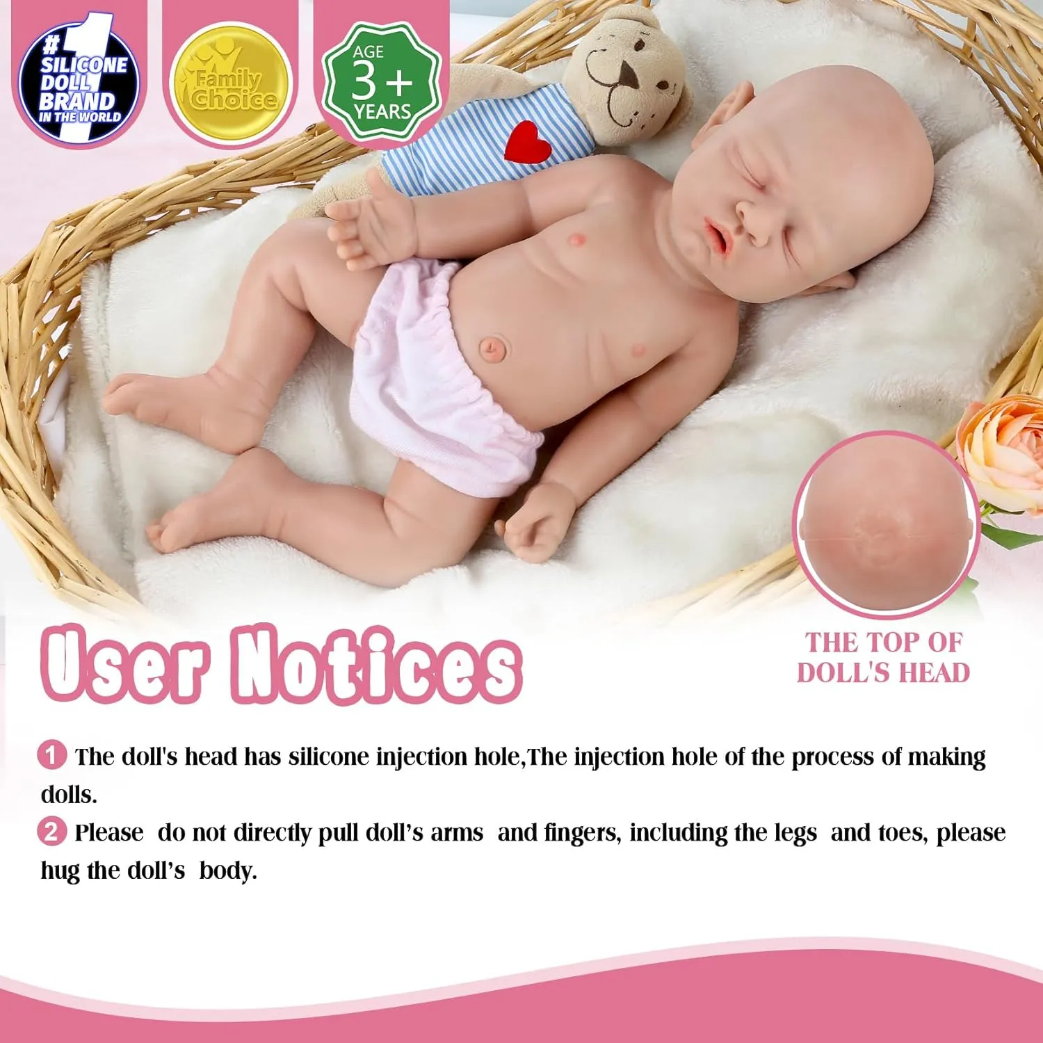 Soft & Realistic Silicone Baby Dolls - Perfect Kids' & Birthday alchemist rainy funnel Gifts. Not Vinyl Dolls. Also Ideal for Children's Girl Vollence 14 inch 