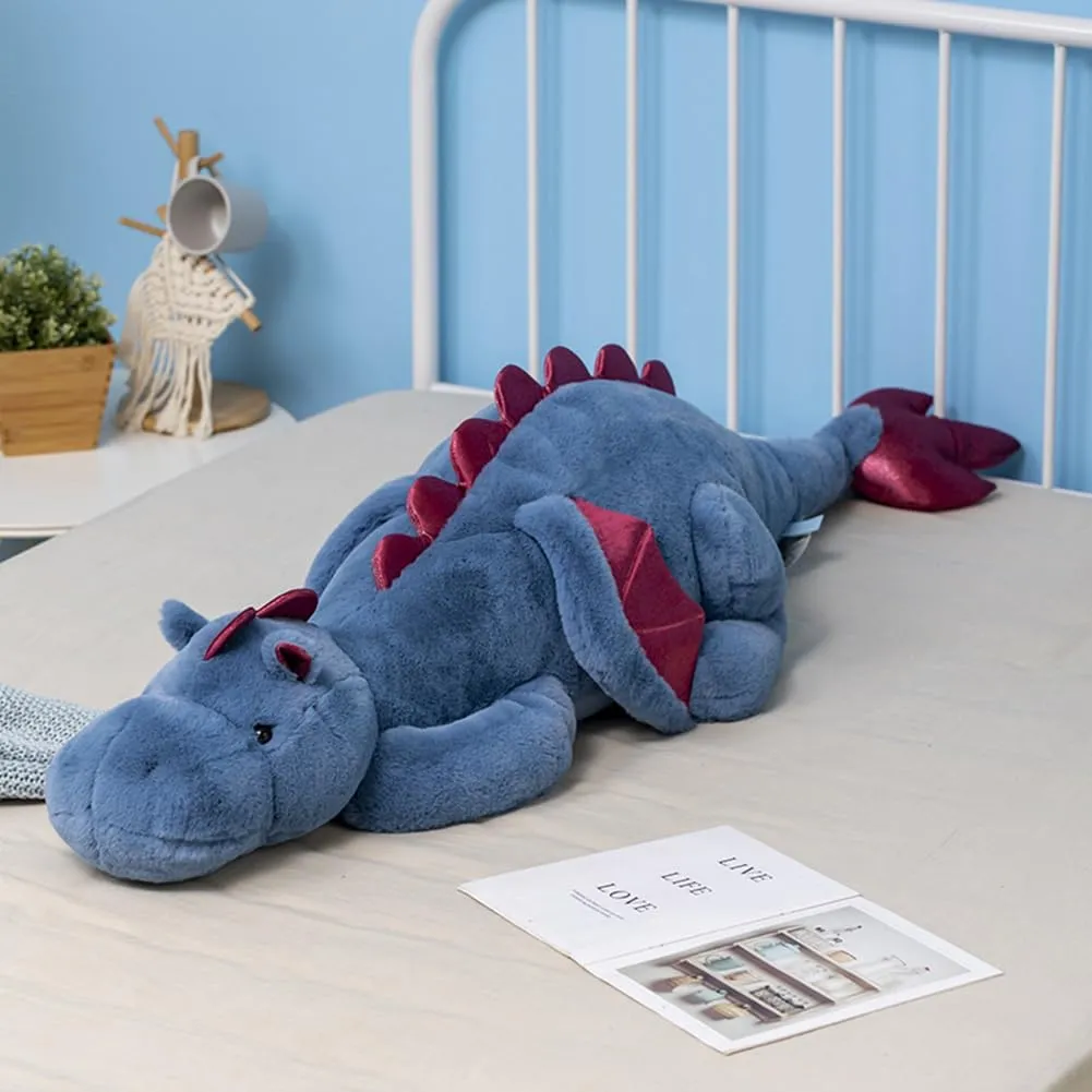 Soft and Sturdy Weighted Dragon Plush for Kids and promotion Amsterdam Adults$ Small Blue Dragon Stuffed Animal Weighted Stuffed Animals 27.5" 2Lbs$ 