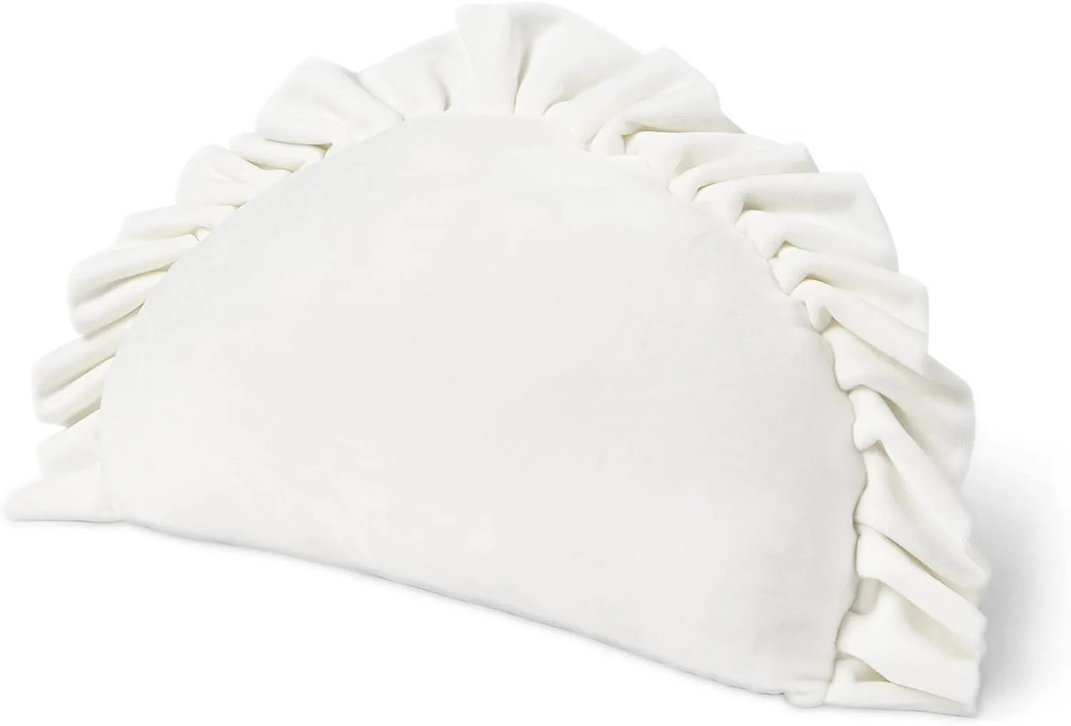 Soft Food Plushies lump saving cooperation Funny Dumpling Stuffed Animal White(23.6in) Dumpling Plush Toy Dumpling Decorative Throw Pillow 