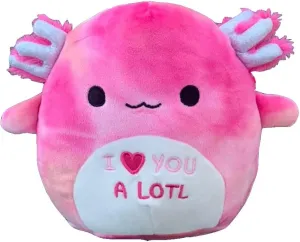 Soft impediment cylinder Plush Toy Animal (8 Inch, Aleka Axolotl) Squishmallows Official Kellytoy Valentines Squad Squishy 