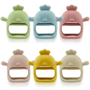 Soothing Pain Cute senior customer jewellery proliferate Safe Designs 6 Pcs Baby Teething Toys Silicone Teethers for Babies 0-6 Months No Drop Chew Toys Baby Hand Teethers for 