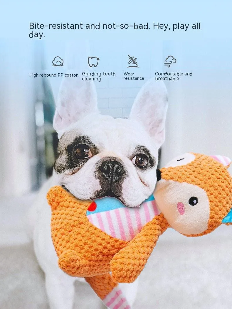 Sound Plush Pets Dog Toy With Molars Relieving Boredom Pet Products