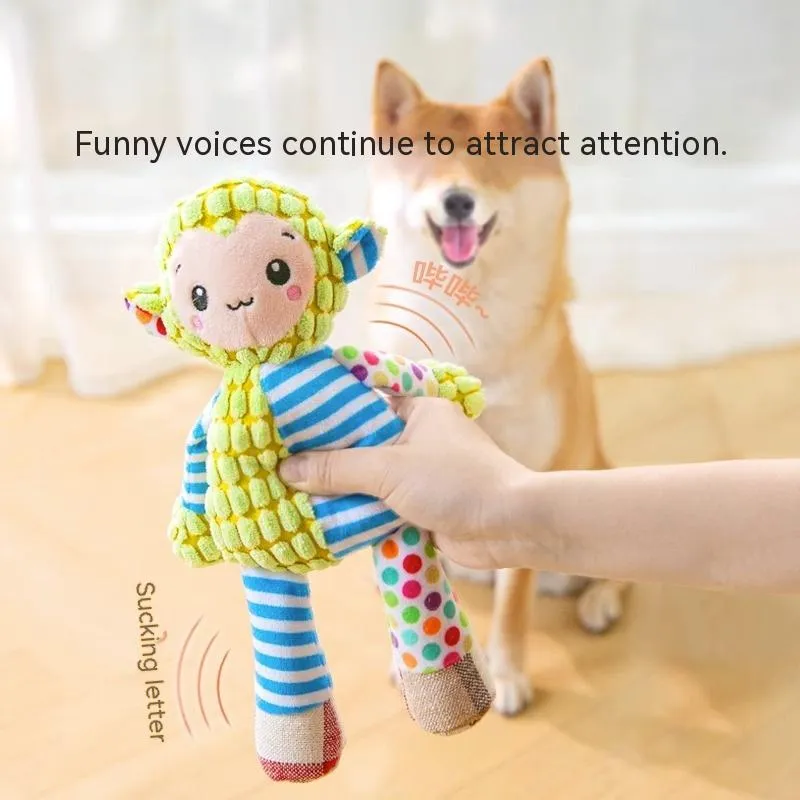 Sound Plush Pets Dog Toy With Molars Relieving Boredom Pet Products