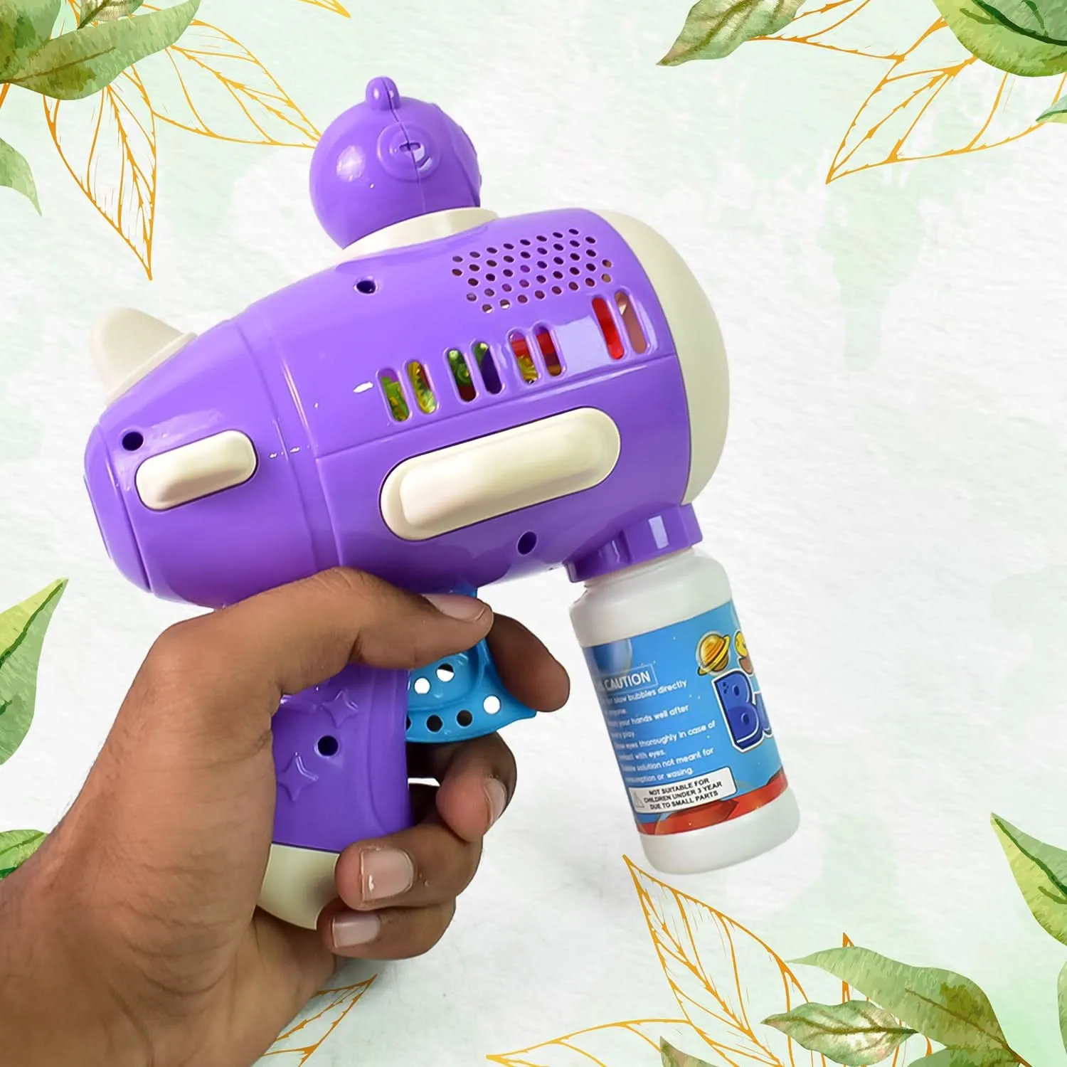 Space Bubble Gun Toy For Kids (With Solution)