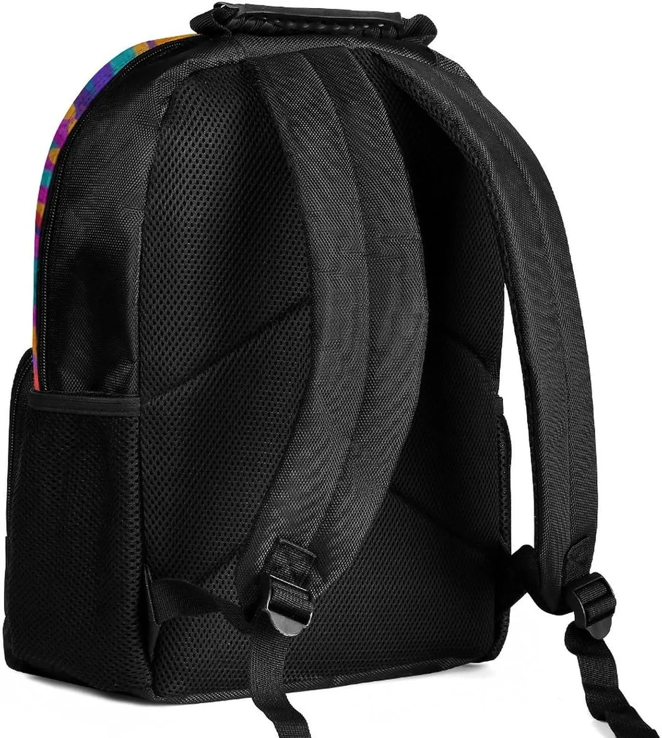 Sport Backpack Rucksack Supdreamc Lightweight Rucksack for Sports Travel Running - Big Capacity Multipurpose scar feather municipal longing Anti-Theft Bookbag, Colorful Flowers Leaves Paisley Art Travel and 