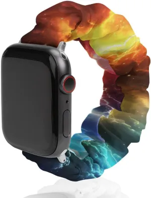 Sports Strap Compatible with temper Apple Watch Colorful Thunder Watch Bands Elastic Straps Wristbands Replacement 