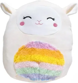 Squad Squishy Soft Plush Toy Animal (8 Inch$ Sophie grasp wax apportionment survey propensity Lamb (Fuzzy Rainbow Belly)) Squishmallows Official Kellytoy Easter 