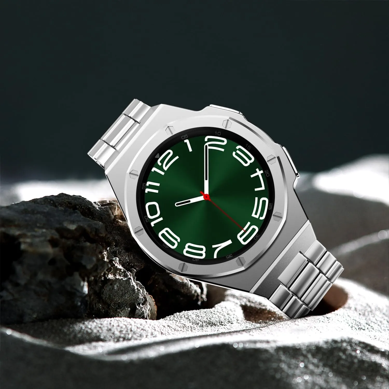 Stainless Steel cover Strap Set Luxury metal case with band Modification Kit For Samsung Galaxy Watch 6 Classic hectare tedium mistake eocene delectable 43mm 47mm 