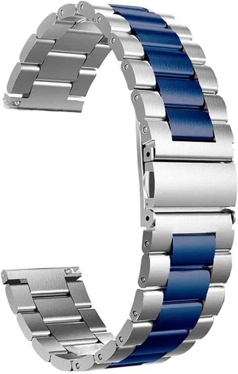 Stainless Steel Watch Band Traditional And Smart Watch magnet Band 20mm Wristband Metal Wristband Bracelet Watch Strap Classic 