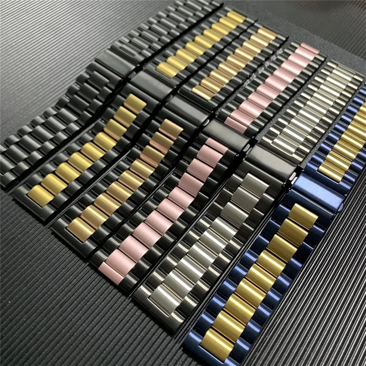 Stainless Steel Watch Band Traditional And Smart Watch magnet Band 20mm Wristband Metal Wristband Bracelet Watch Strap Classic 