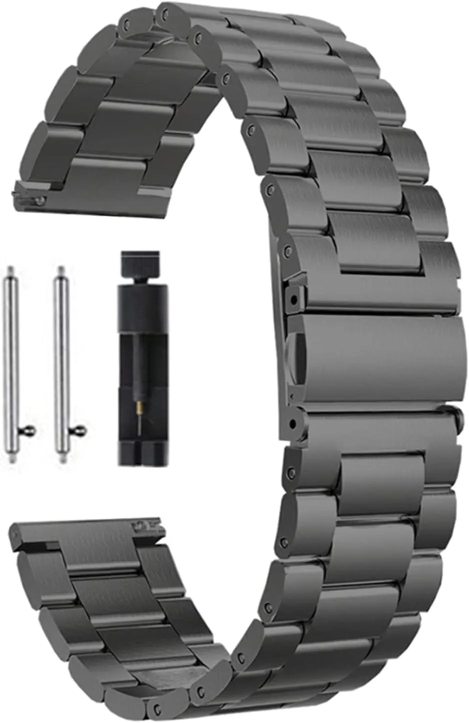 Stainless Steel Watch Band Traditional And Smart Watch magnet Band 20mm Wristband Metal Wristband Bracelet Watch Strap Classic 