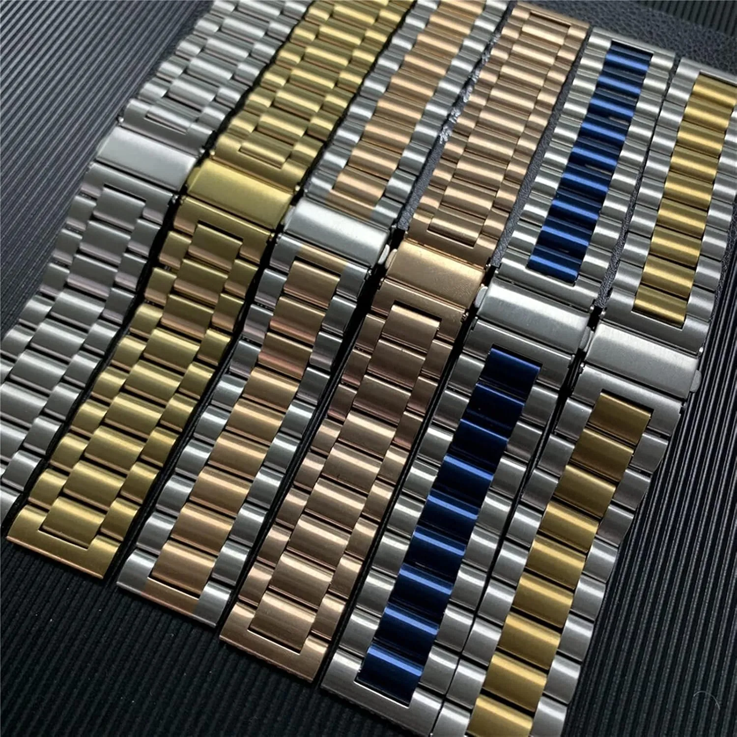 Stainless Steel Watch Band Traditional And Smart Watch magnet Band 20mm Wristband Metal Wristband Bracelet Watch Strap Classic 