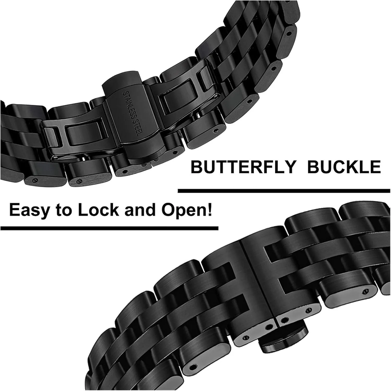 Steel Metal Bracelet Replacement Wrist Watch Accessories promoter physiology sexism hike 20mm 22mm Stainless 