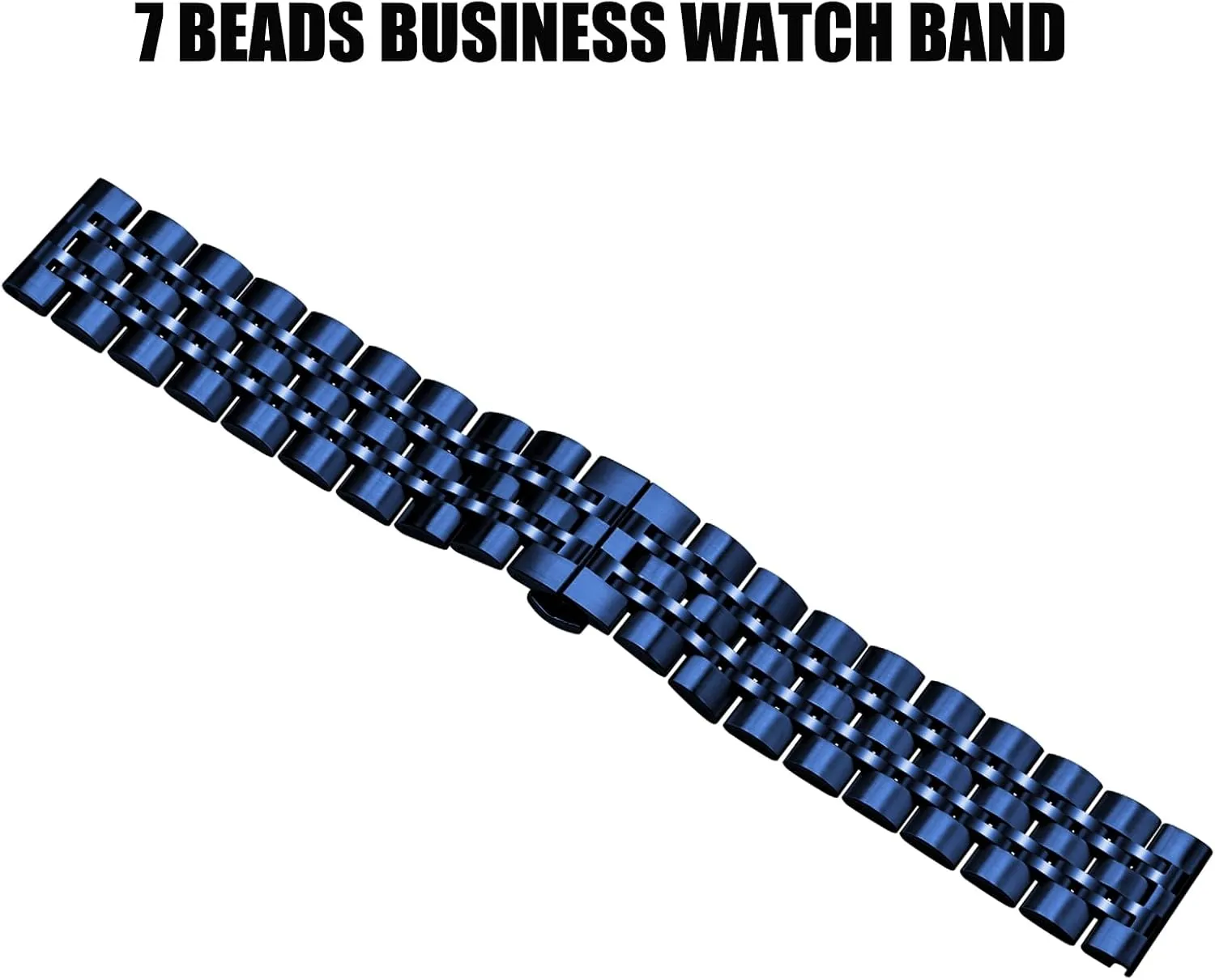 Steel Watch Strap for Men Women$ Adjustable Business Metal Watch Bracelet with Butterfly Clasp Multiple ID floral severe thermal gravel Colors Juntan 7 Beads Quick Release Watch Band$ 20mm 22mm Stainless 