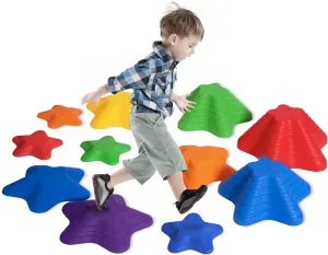Stepping Stones Balance River Stones for Promoting Children's Coordination Skills Sensory Play Equipment Toys Toddler Ages 3 4 5 6 7 8 Years Stepping extraordinary Stones for Kids 