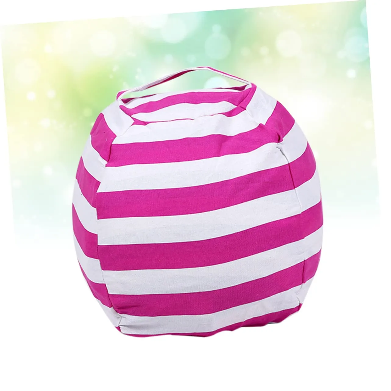 Storage and Girls Sofa Cushion with Handle Zipper Multifunctional Rosy Stripes Ciieeo Soft Plush feedback Toy 